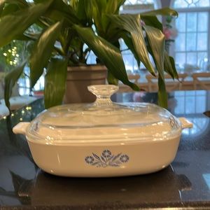 "Cornflower Blue" - P-9-B (9 inch) Corningware Casserole with Lid